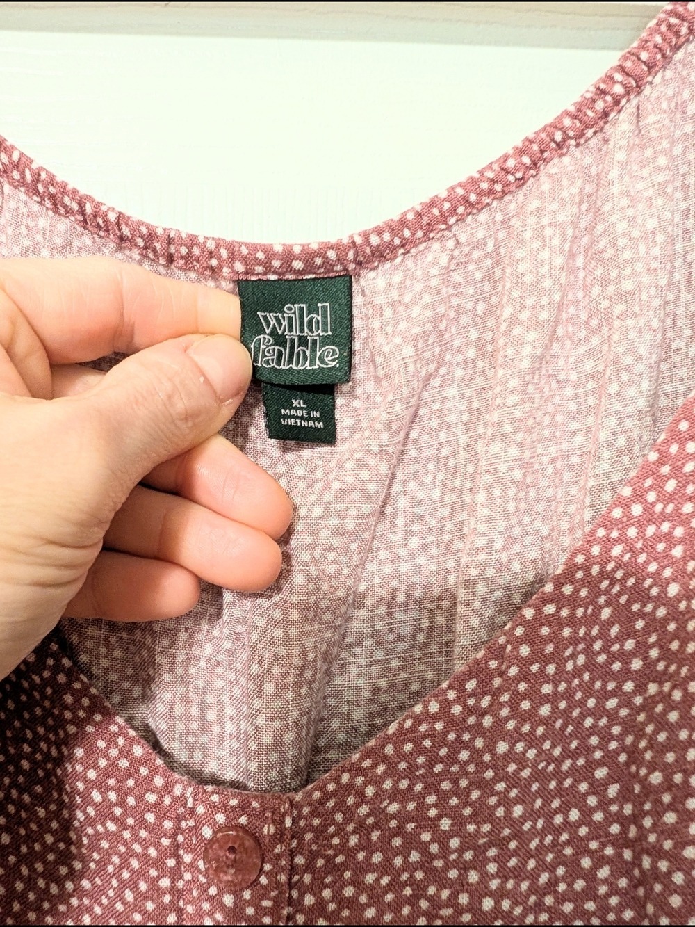 Mauve Pink Puff Sleeve Mini Dress Wild Fable - Picture 3 of 4